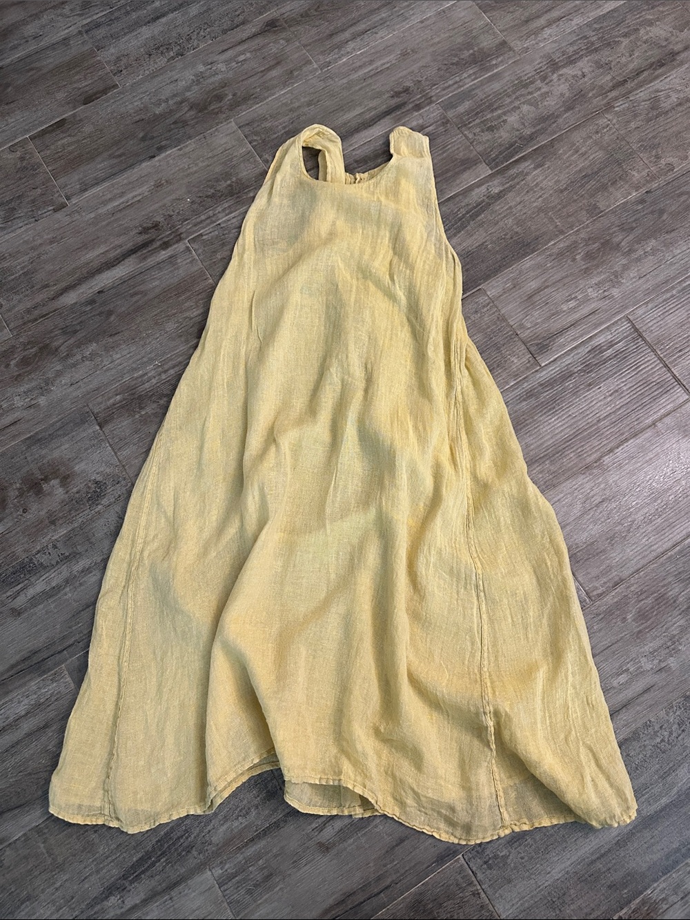 Flax Linen Dress sz L
